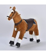 UFREE Ride on Horse (Mechanical Horse Plush Animal Toy) - $225.63 CAD