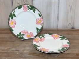 DESERT ROSE by FRANCISCAN, Johnson Bros. England ~ 2 Salad Plates ~ 7 3/4&quot; - £10.97 GBP