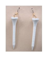GOLF TEE EARRINGS - Wood Golfer Game Charm Novelty Funky Jewelry - €5,17 EUR