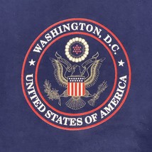 Vintage Washington DC United States of America Seal T Shirt Navy Blue Me... - £8.79 GBP