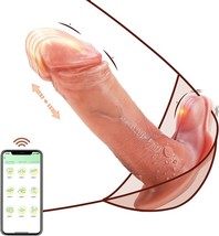5.3&quot; Dildos Wearable Panty Vibrator Big Dildos, Vibrator with App , Real... - £34.02 GBP