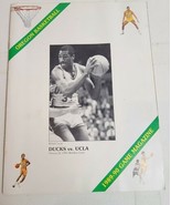 Vintage 1990s Oregon Ducks UCLA Bruins Game Program Basketball 90s UofO VTG - £8.71 GBP