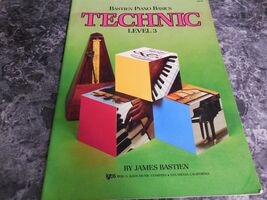 Bastien Piano Basics Technic Level 3 Three WP218 by James Bastien - $4.21 CAD