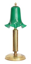 Art Déco Lampe de Table &quot; Vert Dwarf &quot; Cuivre Pièce Unique - $5,120.16 MXN