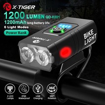 X-TIGER Bicycle Lights Waterproof USB Charging Bike Light  Aluminum LED Front La - £89.18 GBP