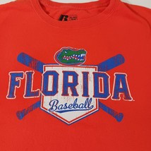 Russell Florida Gators Baseball Men's Orange Cotton Short Sleeve T-Shirt Size XL image 4