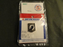 2 QTY POW MIA HAT UNIFORM INSIGNIA PIN CREST MILITARY YOU ARE NOT FORGOTTEN - $13.00