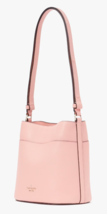 NWB Kate Spade Leila Small Bucket Peachy Rose Leather Pink KE489 Gift Bag FS - £96.11 GBP