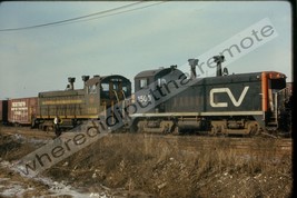 Original Slide Central Vermont CV 1500 EMD SW1200 40th St. Chicago 1-1969 - £11.84 GBP