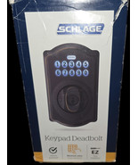 Schlage BE365CAM716 Camelot Trim Keypad Deadbolt - Aged Bronze X2 - $1,142.37 MXN