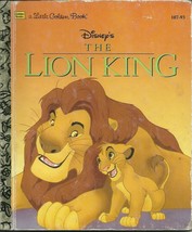The Lion King Walt Disney Justine Korman Hardcover Little Golden Book  - $1.99