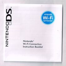 Nintendo DS Wi-Fi Connection Instruction Manual only - $4.90