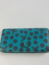 Vivienne Westwood ◆ long wallet / leather / BLUE / dot / women - $83.95