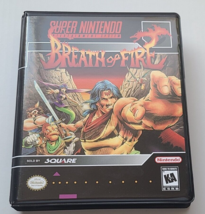 Breath Of Fire Case Only Super Nintendo Snes Box Best Quality Available - £10.18 GBP