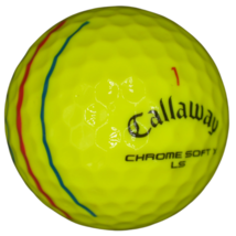 45 Near Mint YELLOW Callaway Chrome Soft Chrome Soft X Triple Track Golf Balls - £81.43 GBP