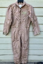 GENUINE US AIR FORCE TAN NOMEX FIRE RESISTANT FLIGHT SUIT CWU-27/P - 36R. - €56,42 EUR