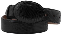 Kids Western Dress Belt Black Real Teju Lizard Skin Leather Casual Size ... - $94.90 CAD