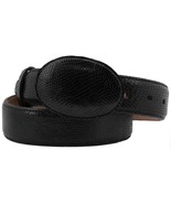 Kids Western Dress Belt Black Real Teju Lizard Skin Leather Casual Size ... - $59.48