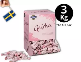 3 kg (105.82 Oz) of Fazer Geisha Chocolate, Finnish Candy, Chocolate, Ha... - $55.97