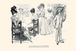 To Bachelors who wish to Avoid Competition by Charles Dana Gibson - Art Print - $21.99+