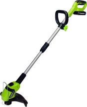 One Size Earthwise Lst02010 20-Volt 10-Inch Cordless String Trimmer With A - $102.97
