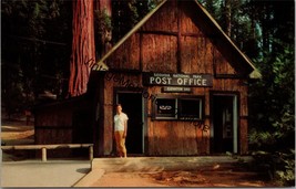 Giant Forest Post Office Sequoia National Park CA Postcard PC340 - £3.92 GBP