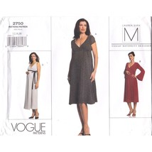 UNCUT Vintage Sewing PATTERN Vogue 2750, Maternity Designer Lauren Sara Easy - £19.33 GBP