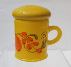Avon Pennsylvania Dutch Yellow Shaker Vintage Decorative Powder Sachet - £5.59 GBP