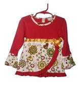 Ann Loren by Jess Kidz Toddler Girls Mixed Media Dress Size 4/5T Floral ... - £10.45 GBP