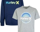 HURLEY ~ 2-Piece ~ Hoodie &amp; Cotton Tee Set ~ MIDNIGHT NAVY ~ Size 5/6 - £29.24 GBP