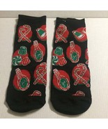Men&#39;s Holiday Elf Candy No Show Low Cut Socks Shoe Size 6-12 - $72.35 MXN
