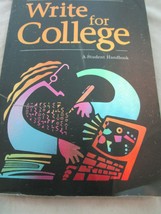 Writers Inc. Write for College A Student Handbook Pre-Owned Good Condition - £7.86 GBP