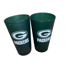 Green Bay Packers NFL 16 oz beer beverage Glass Set of 2 - £18.46 GBP