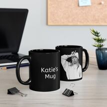 PERSONALIZED Billie E. Blohsh Black Mug | Custom Face Coffee Cup - $13.99