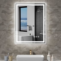 24X32 Led Bathroom Mirror With Light, 3 Colors Dimmable, Backlit &amp; Front... - $155.98