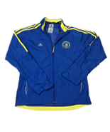 Adidas Womens Boston Marathon 2009 Blue Embroidiered Zip Jacket Size Medium - $727.18 MXN