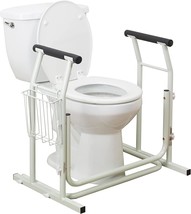 Drive Medical Rtl12079 Handicap Grab Bar For Toilets, White - $52.99
