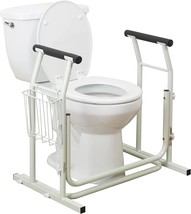 Drive Medical Rtl12079 Handicap Grab Bar For Toilets, White - $41.99