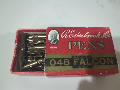 Primary image for 100 Esterbrook 048 Falcon pen nibs in box New Old Stock