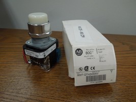 Allen Bradley 800T-QTH24WAV White Hi Visibility LED Push to Test Pilot Light 24V - $100.00