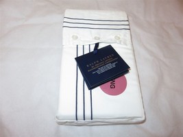 Ralph Lauren Organic Handkerchief Embroidered King pillowcases 624TC Pol... - £51.32 GBP