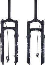 Bolany Snow Bike Front Fork For A Bicycle 26Inch Aluminum Alloy Air Gas ... - £149.26 GBP