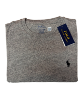 POLO RALPH LAUREN MEN&#39;S CLASSIC S FIT CREW NECK SHORT SLEEVE T-SHIRT GRA... - $25.69