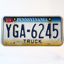 2011 United States Pennsylvania Base Truck License Plate YGA-6245 - $25.73