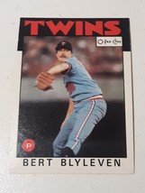 Bert Blyleven Minnesota Twins 1986 O-Pee-Chee Card #272 - $0.98