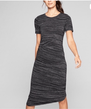 Athleta gray stretchy comfy dress size medium - $24.75