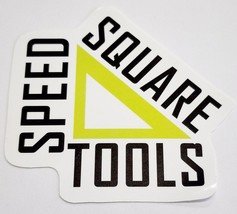 Speed Square Super Cool Multicolor Work Theme Tools Sticker Decal Embell... - $2.30