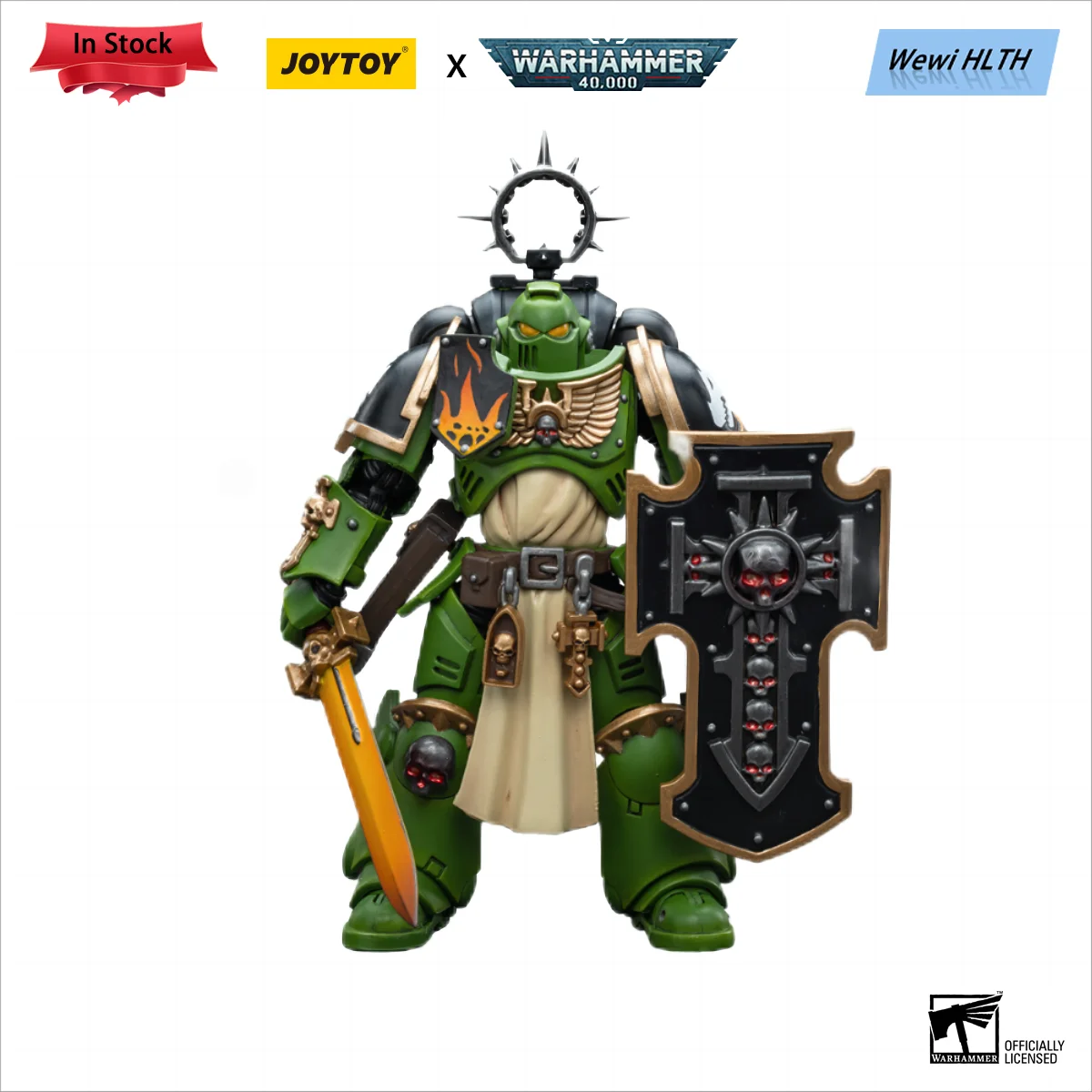 JOYTOY Action Figure 1/18 Warhammer 40k Salamanders Bladeguard Veteran Anime - £54.21 GBP+