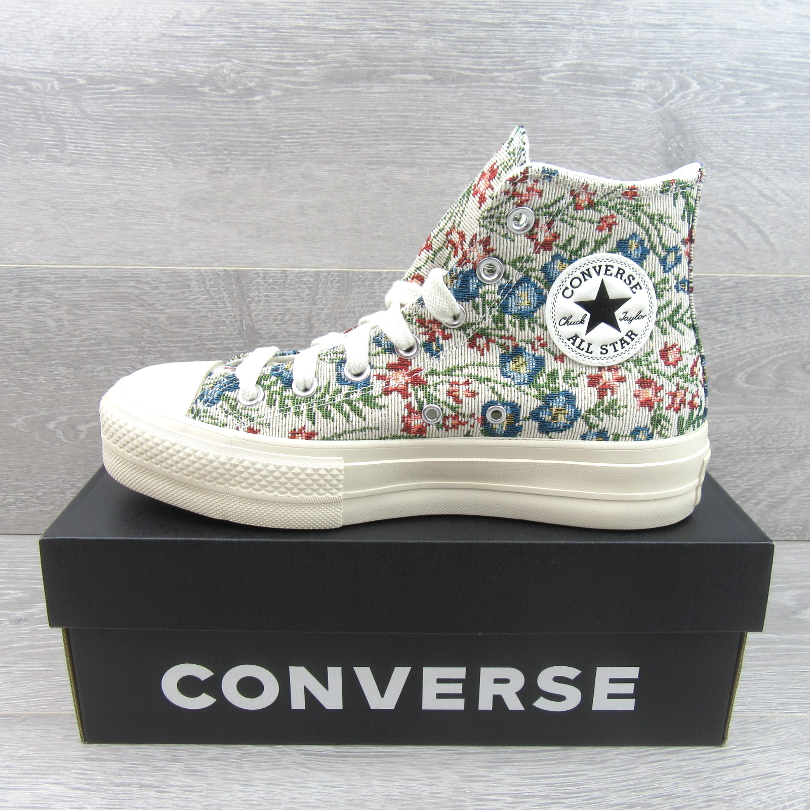 Converse CTAS Lift Platform Floral Tapestry Women's Size 8 Shoes NEW A11992C Item image 3