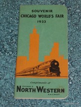 Chicago World’s Fair 1933 Souvenir Book Chicago &amp; North Western Railway ... - $17.45